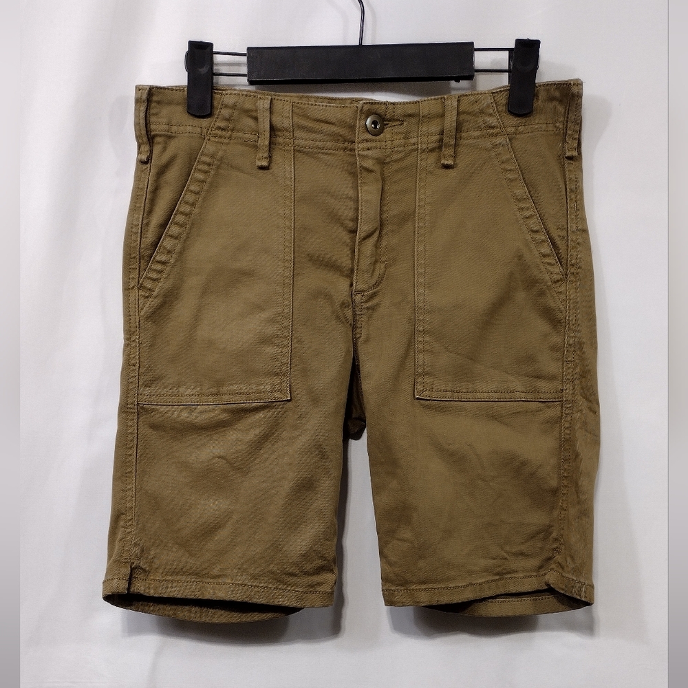 Anthropologie Cargo Shorts Women's 27 Green Boho Retro 90s Y2K Casual Comfy